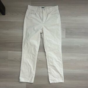 J. Crew Cream Corduroy Pants